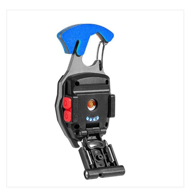 چراغقوه جیبی چندکاره W5147 آبی با فندک و ابزار داخلی